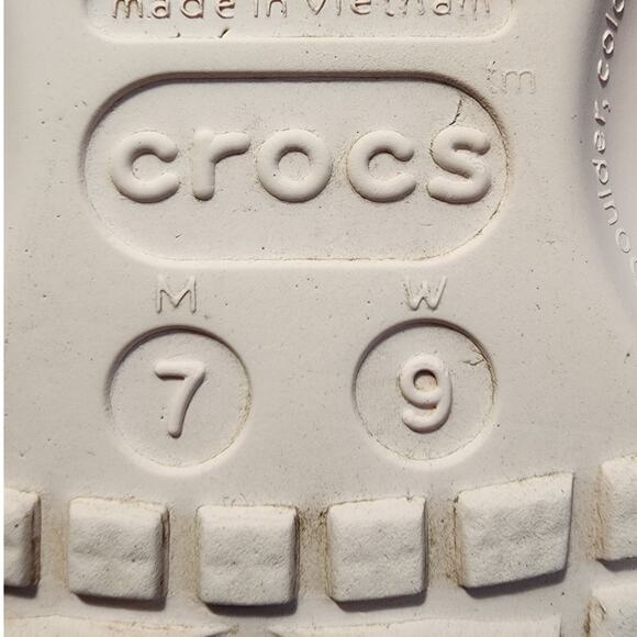 Crocs Light Pink Slip On Clog Unisex Shoes M7 W9 - Picture 7 of 7